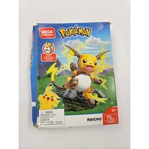 Mega Construx Pokemon Raichu Building Set GDW30 73 Pcs Construction Toy
